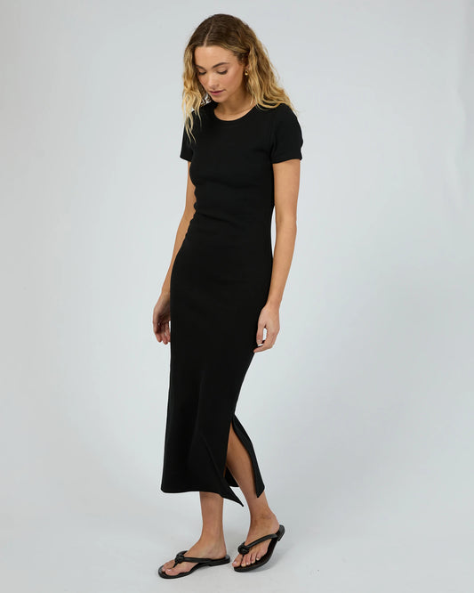 Silent Theory Mika Midi Dress - Black