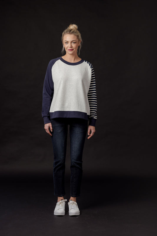 Mi Moso Maeve Sweat - Navy