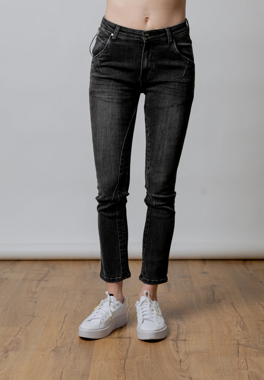 Mi Moso Saxon Jean - Charcoal