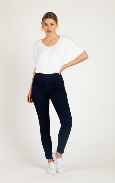 Betty Basics Miller Stretch Jean Black