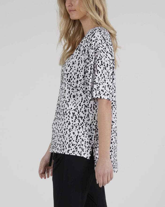 Betty Basics Boyfriend Tee Dalmatian