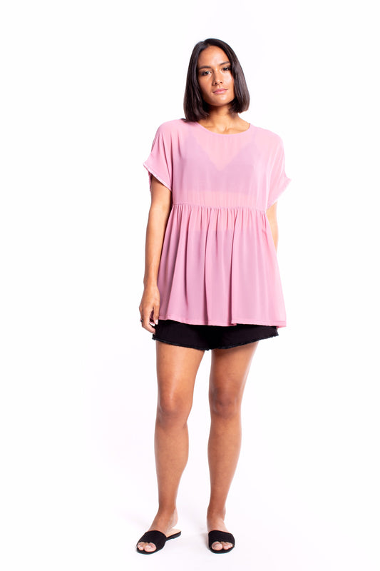 et alia Nica Top dusky pink