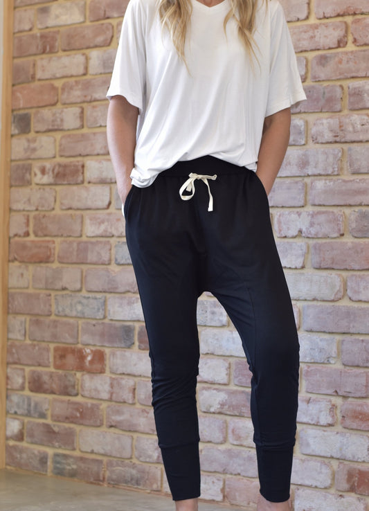 Style Laundry Jersey Joggers black