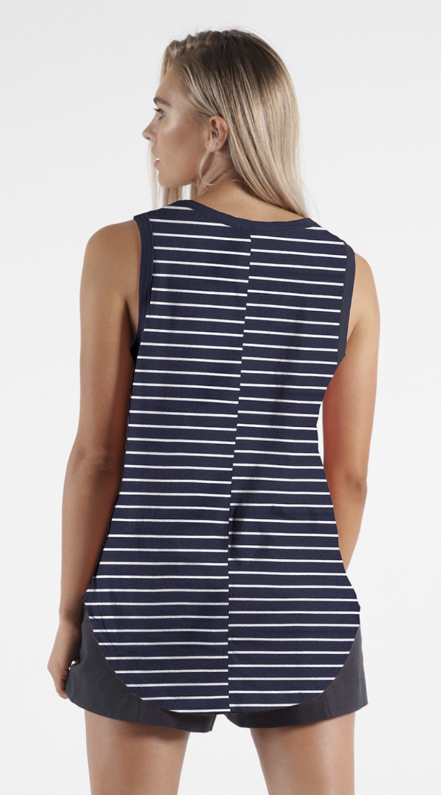 Betty Basics Keira Tank Nautical