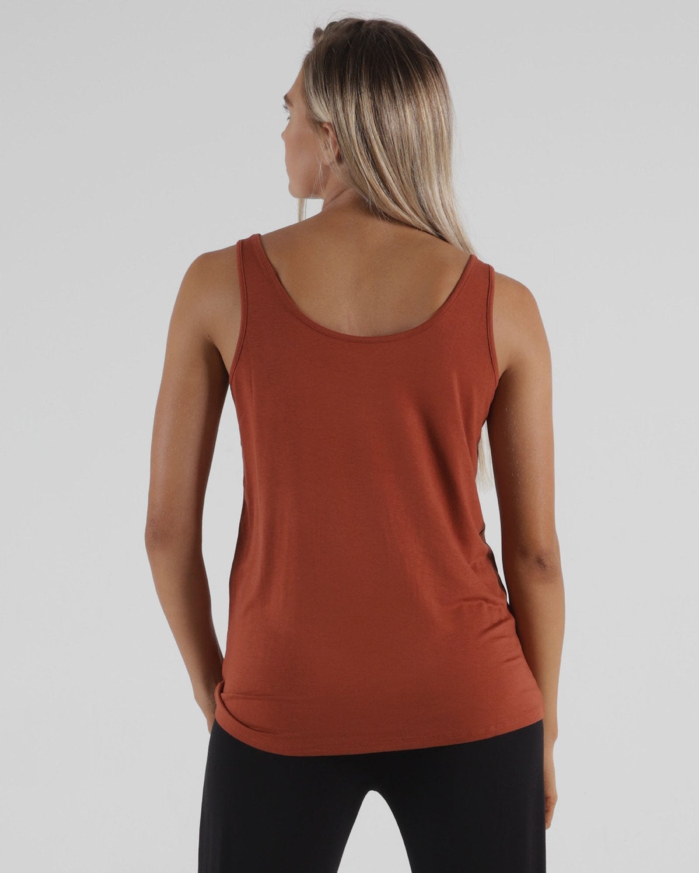 Betty Basics Dallas Reversible Tank Terracotta