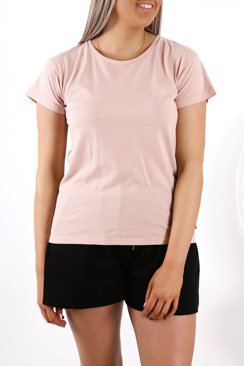 Silent Theory Polly Tee - Dusky pink